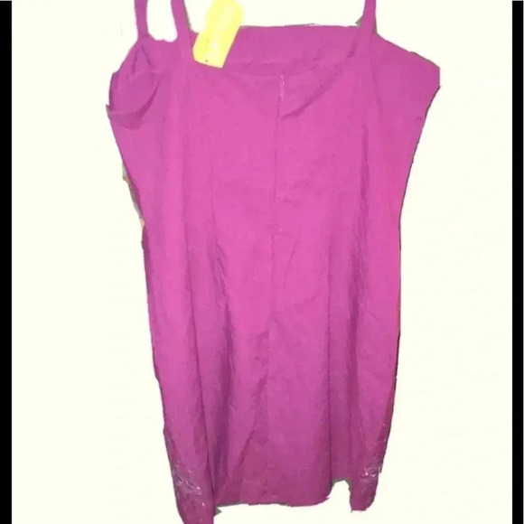 Mimi Chica Fuschia Pink Embroidered Dress Boho 7/8 Vintage early 90’s - Picture 2 of 5